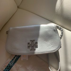 Tory Burch Silver Crossbody